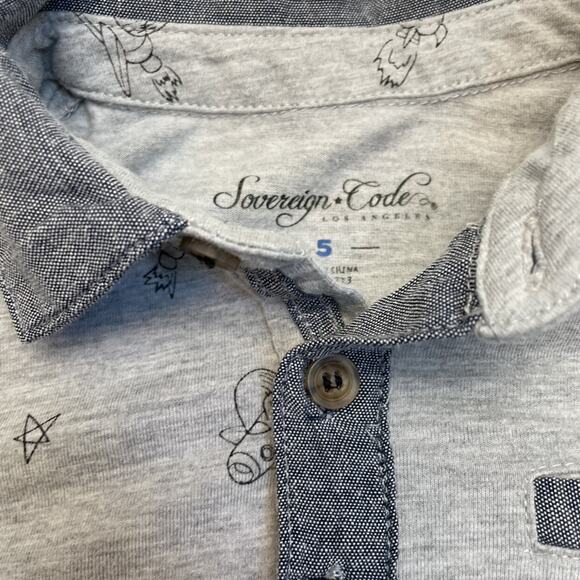 Sovereign Code Patterned Polo - Picture 2 of 3